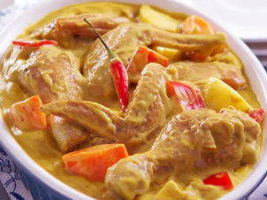 Authentic Filipino Chicken Curry Recipe with Coconut Milk 3 Coconut milk Curry